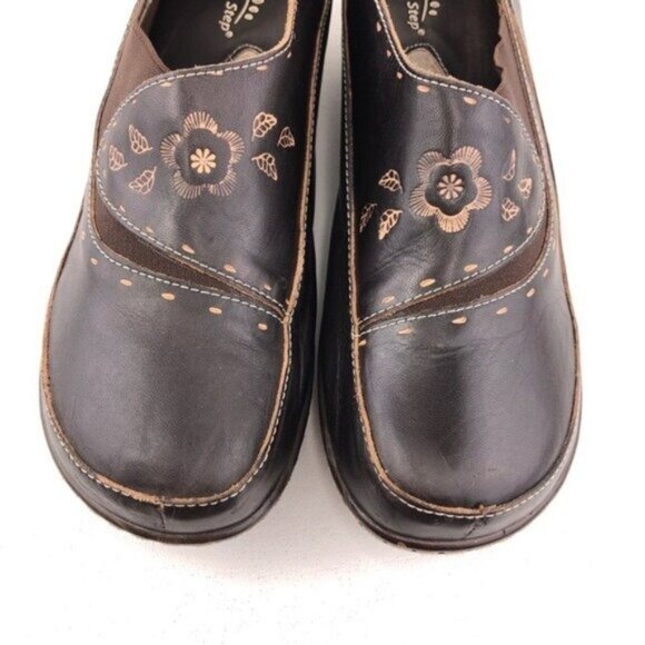 Spring Step Burbank Brown Leather Slip on Clogs EUR 41 - Picture 14 of 15
